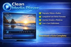 Clean Media Player para reproduzir vídeos e áudios com interface simples e moderna no PC